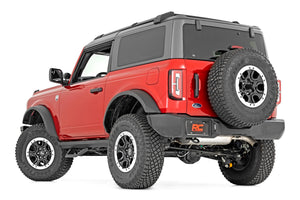 Rough Country SRX2 Adjustable Aluminum Step | Ford Bronco (2 Door) 4WD (2021-2026)