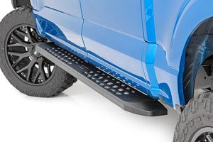 Rough Country RPT2 Running Board Crew Cab | Black | Ford F-150/Lightning/F-250/F-350/Raptor (15-26)