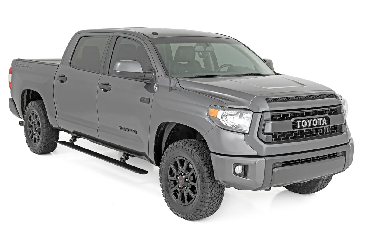 Rough Country Power Running Boards Dual Electric Motor | CrewMax | Toyota Tundra (07-21)