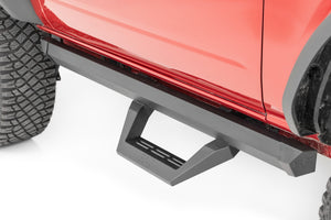 Rough Country SRX2 Adjustable Aluminum Step | Ford Bronco (2 Door) 4WD (2021-2026)