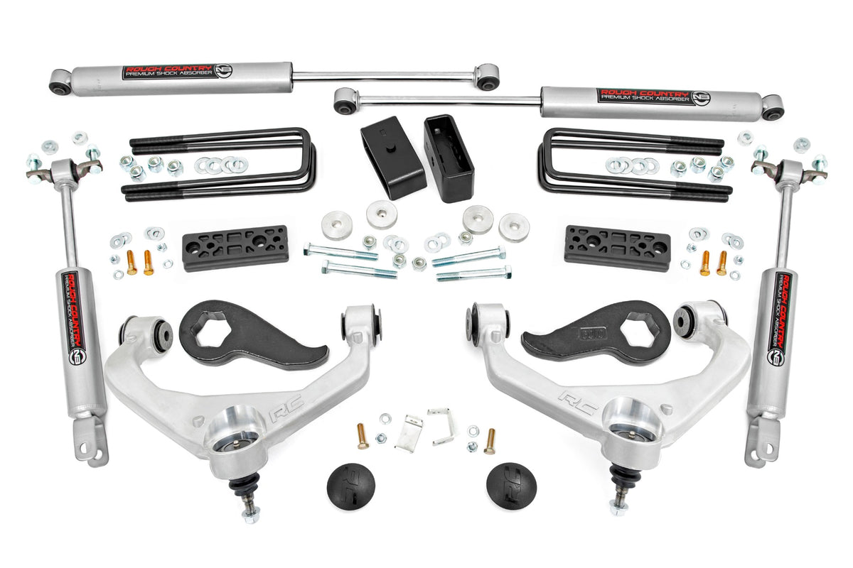 Rough Country 3 Inch Lift Kit | Chevy/GMC 2500HD/3500HD 2WD/4WD (20-26)