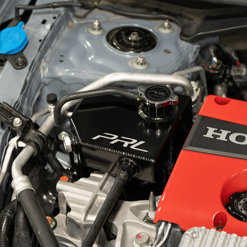 PRL Motorsports 2017-25 Honda Civic Type R, 2016-21 Honda Civic 1.5L Turbo, 2024+ Acura Integra Type S Baffled Coolant Expansion Tank