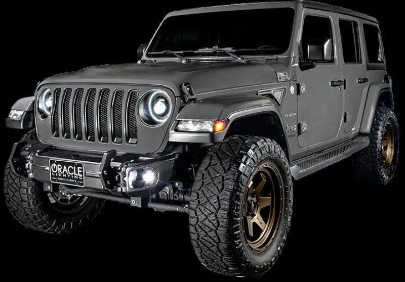 Oracle Jeep Wrangler JK/JL/JT High Performance W LED Fog Lights - Blue