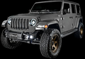 Oracle Jeep Wrangler JK/JL/JT High Performance W LED Fog Lights - Amber
