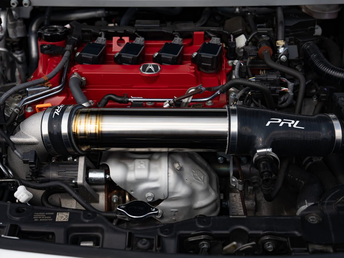 PRL Motorsports 2022+ Honda Civic 1.5T Titanium Turbocharger Inlet Pipe Upgrade Kit