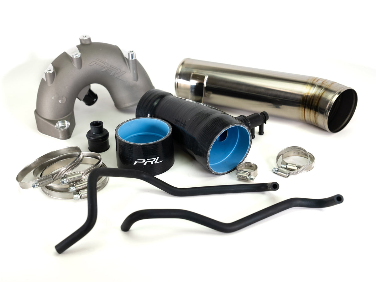PRL Motorsports 2022+ Honda Civic 1.5T Titanium Turbocharger Inlet Pipe Upgrade Kit
