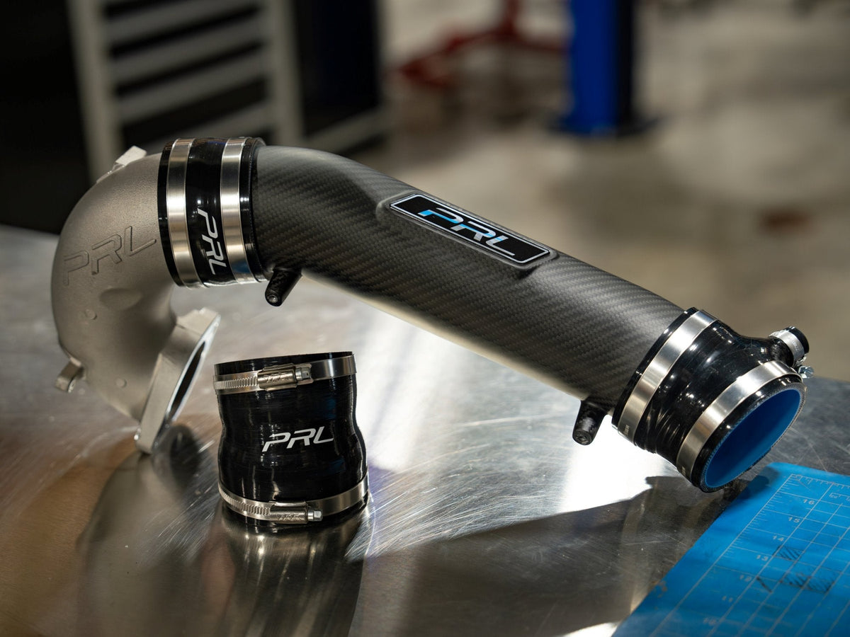 PRL Motorsports 2023+ Honda Civic Type-R FL5 Matte Carbon Fiber Turbocharger Inlet Pipe Kit