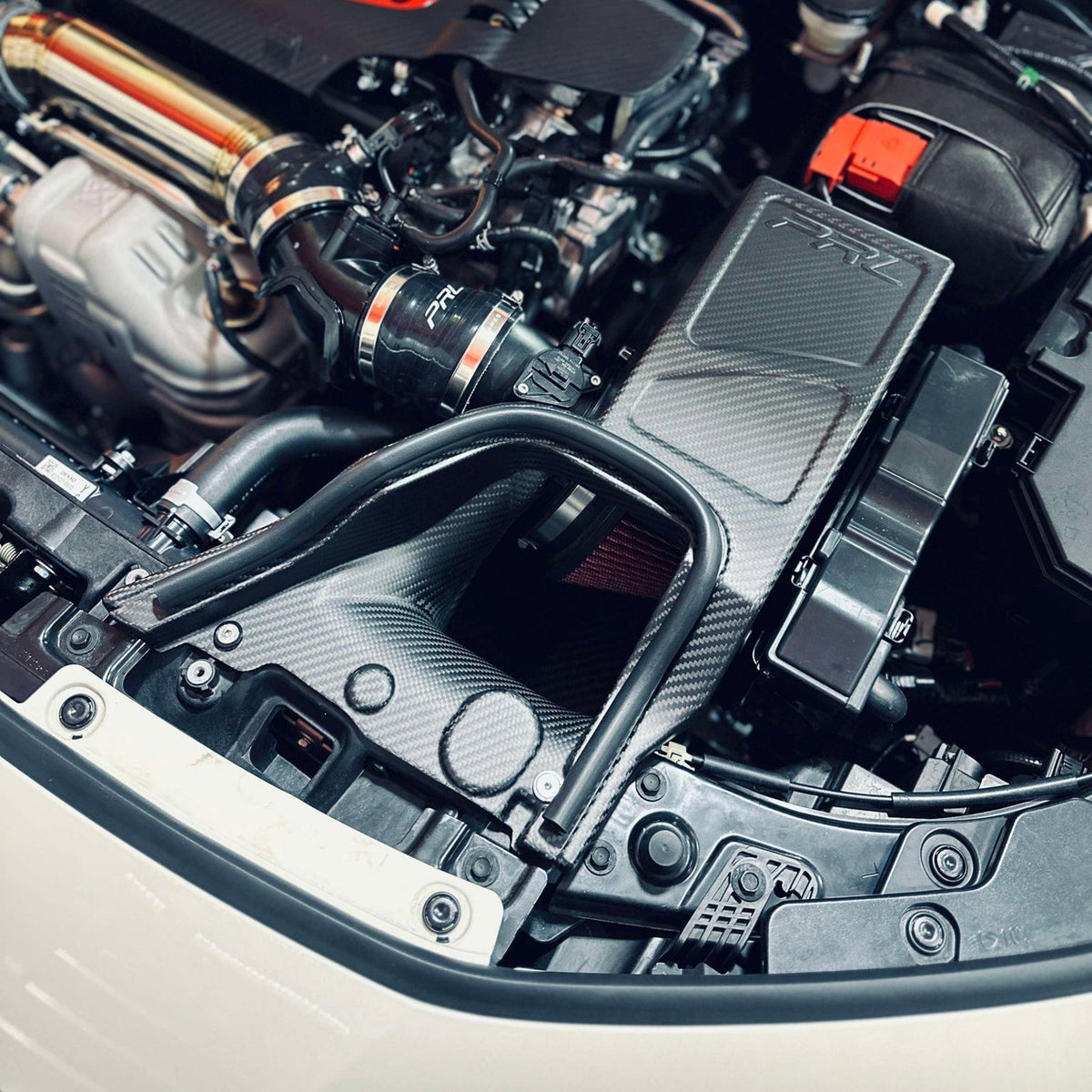 PRL Motorsports 2023+ Honda Civic Type-R FL5 Matte Carbon Fiber High Volume Intake System