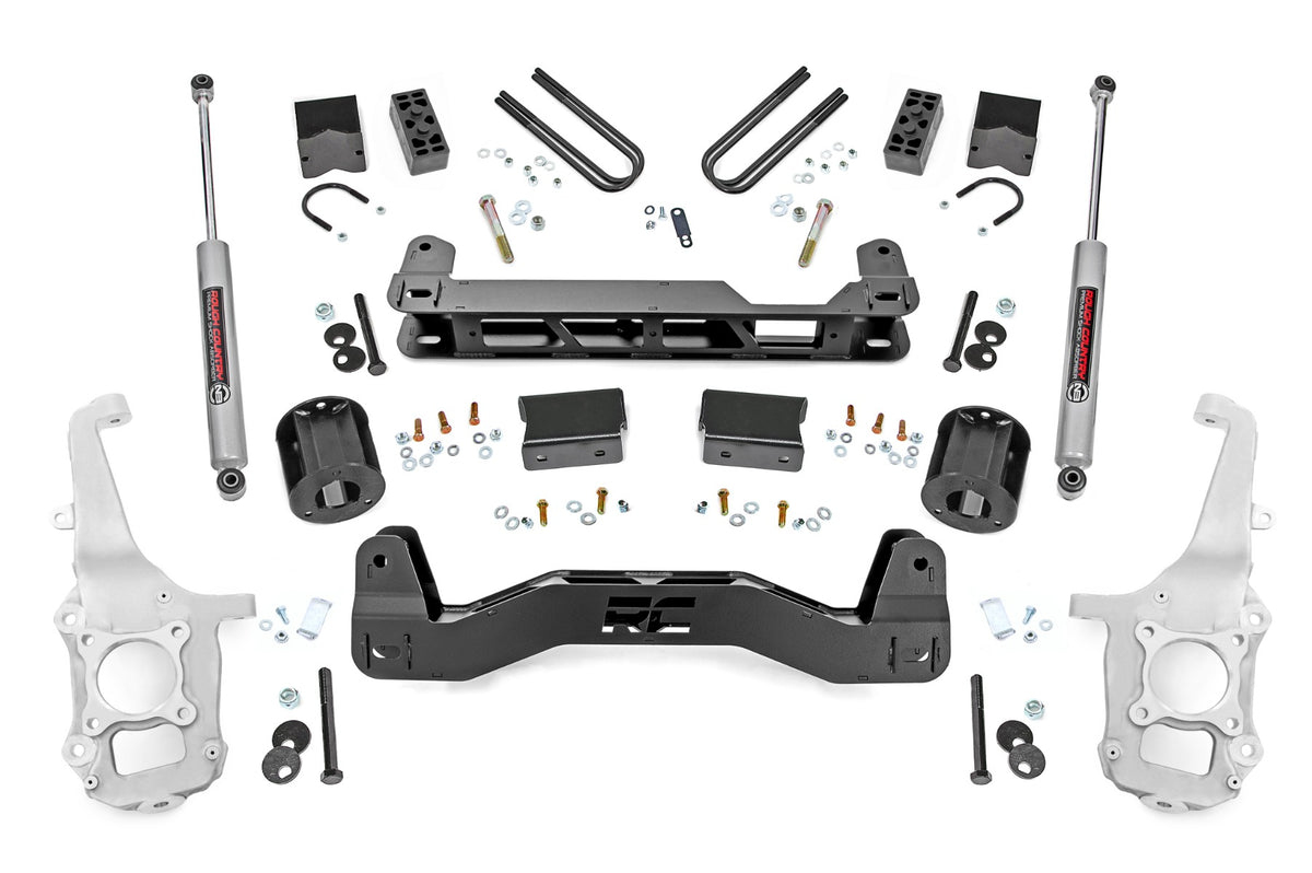 Rough Country 4 inch Lift Kit | Ford F-150 2WD (2021-2026)