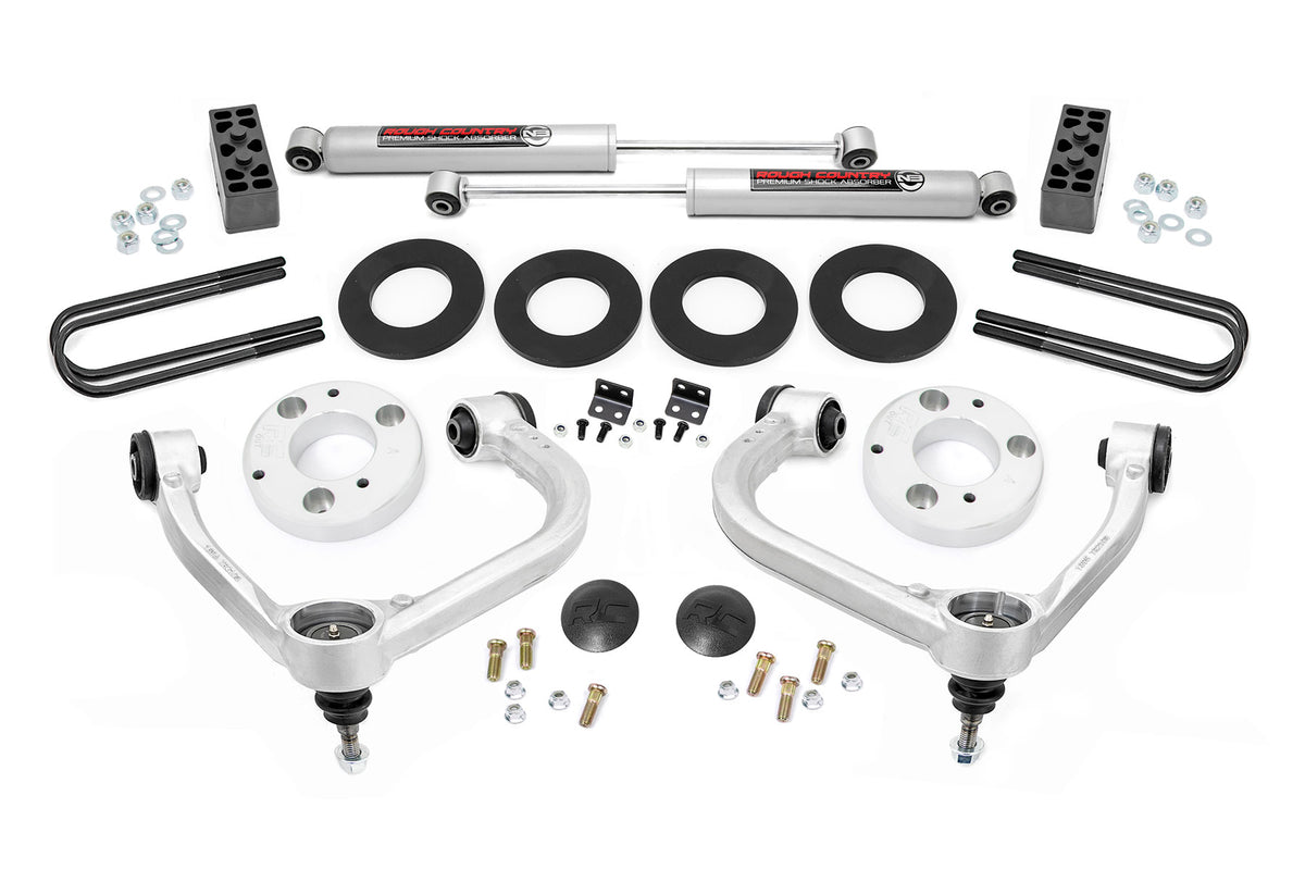 Rough Country 3 Inch Lift Kit | Ford F-150 4WD (2021-2026)