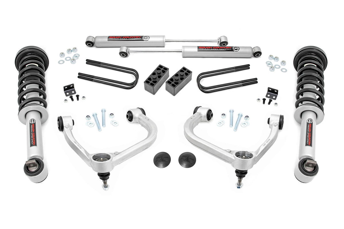 Rough Country 3 Inch Lift Kit | Ford F-150 4WD (2021-2026)