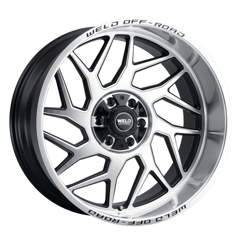 Weld Fulcrum 20x9 / 6x135 / 5 BS / 106.1 HB - Gloss Black Machined - Non-BL Wheel
