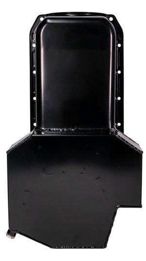 Moroso 80-85 Chevy Small Block/Dart (w/2 Pc Seal) Road Race Wet Sump 7qt 7.5in Steel Oil Pan - Black