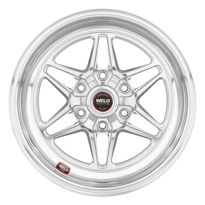 Weld S81 HD 15x10 / 5x135 / 5.5 BS / 3.54 HB - Polished Center - Polished Shell - Non-BL Wheel