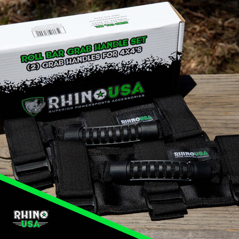 Rhino USA Heavy-Duty Roll Bar Grab Handles