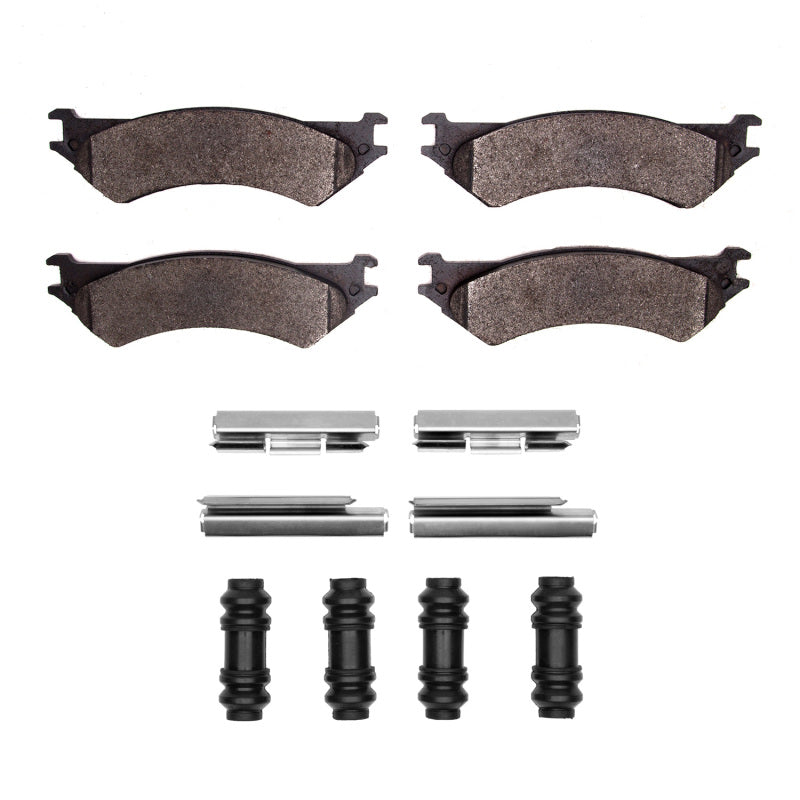 R1 99-07 Ford E-150 Econoline Rear Semi Met Pads & Hardware Kit