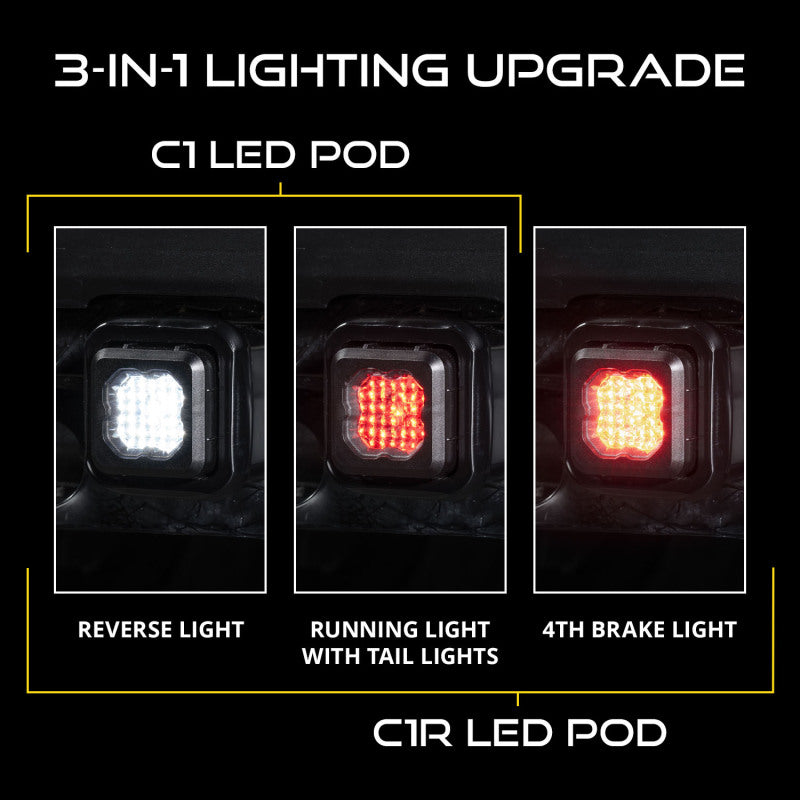 Diode Dynamics Hitch Mount LED Pod Reverse Kit C1R (No Harness)