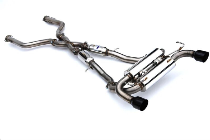 Invidia 2022+ Nissan Z 70mm Gemini Cat Back Exhaust - Single Layer Black Tip