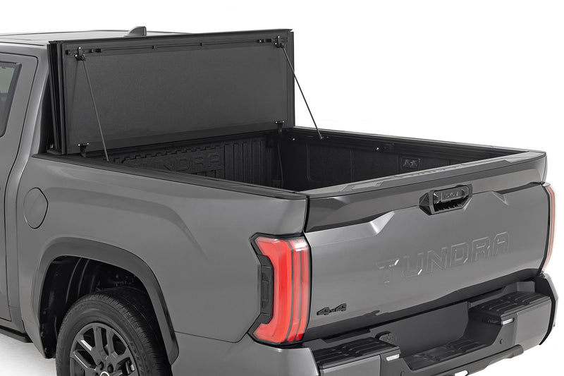 Rough Country Hard Tri-Fold Flip Up Bed Cover 5'7