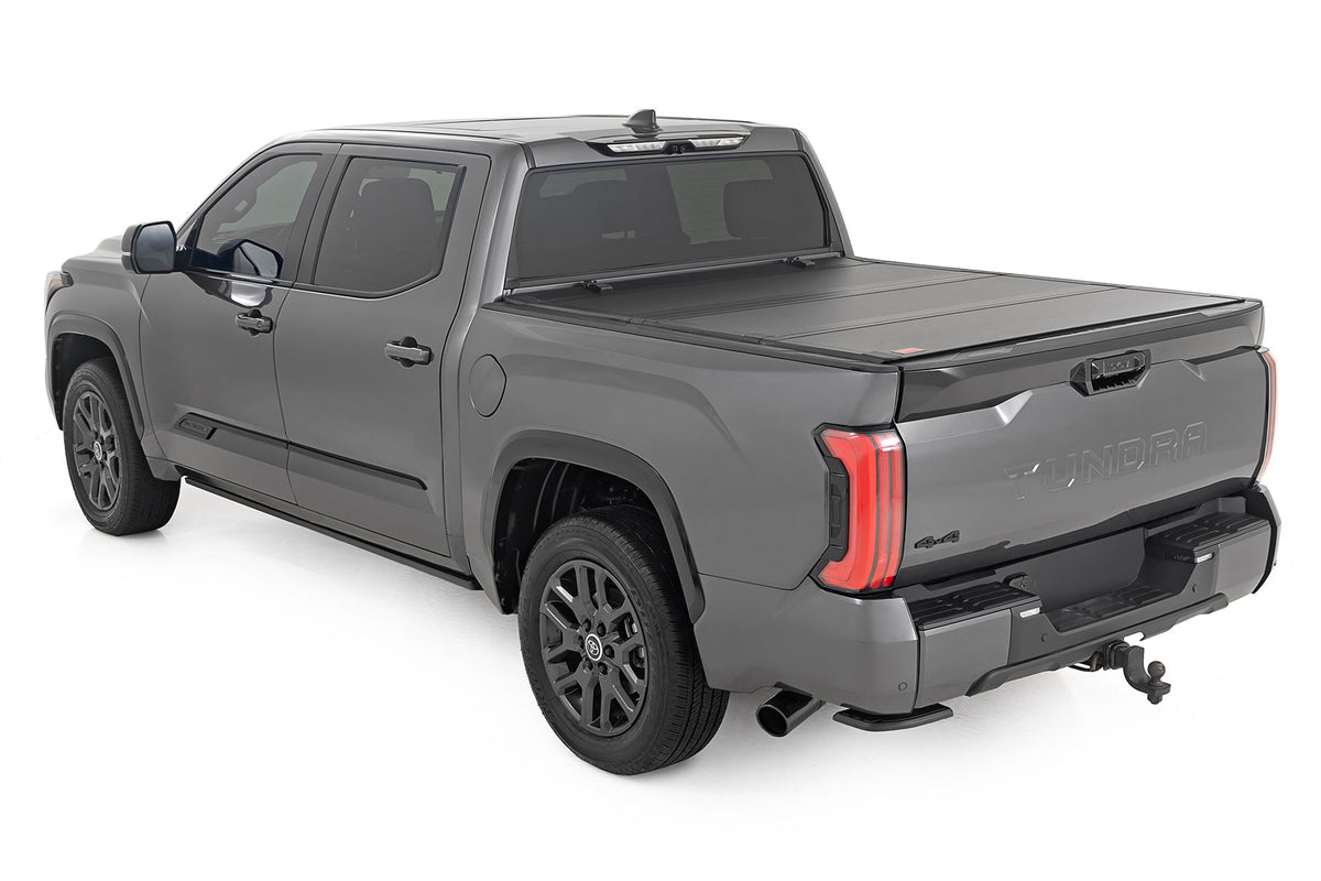 Rough Country Hard Tri-Fold Flip Up Bed Cover 5'7