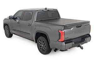 Rough Country Hard Tri-Fold Flip Up Bed Cover 5'7