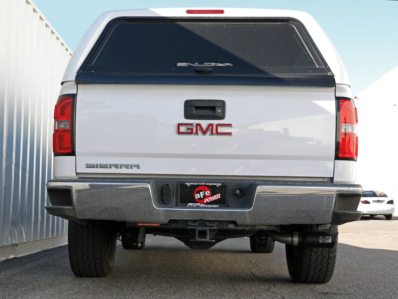 aFe Apollo GT Series Cat-Back Exhaust System GM Trucks 09-18 V6-4.3L/V8-4.8/5.3L- Black Tip