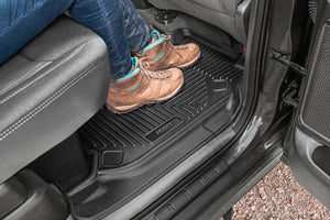 Husky Liners 21-22 Nissan Rogue X-Act Contour Front Floor Liners - Black