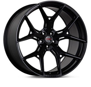 Vossen HF5 - 22x12 - 5x112 - ET30 - 66.56 - Super Deep - SB - Satin Black Wheel