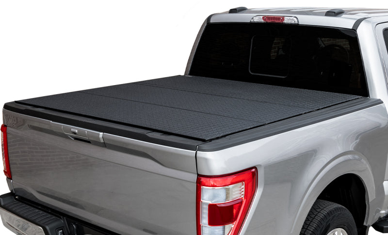 Access 04-26 Ford F-150 6ft 6in Bed LOMAX Tri-Fold Cover - Urethane Diamond Plate