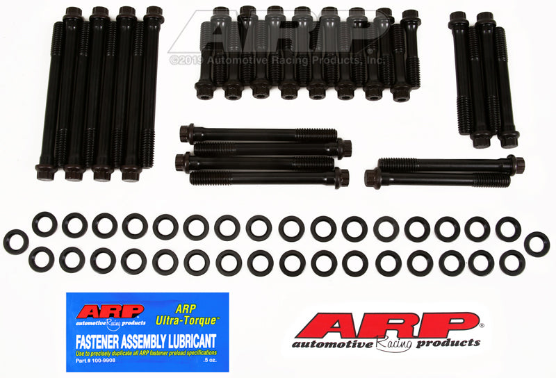 ARP SB Chevy V8 w/18A hi-port 12pt undercut head bolt kit