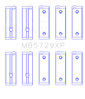 King Engine Bearings Peugeot TU3UP/TUD05 - (Size STD) Performance Main Bearing Set