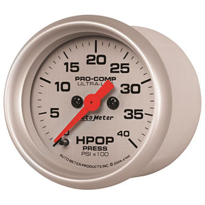 Autometer Ultra-Lite 2 1/16in Electrical 0-4000 PSI High Press Oil Pressure Gauge 94-07 Ford 7.3L