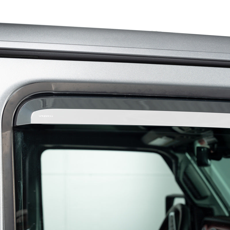 Putco 2021 Ford F-150 - Super Cab Element Chrome Window Visors (Set of 4)