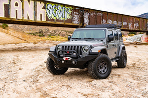 Body Armor 4x4 2018+ Jeep Wrangler JL Gladiator JT Full Width Front Bumper