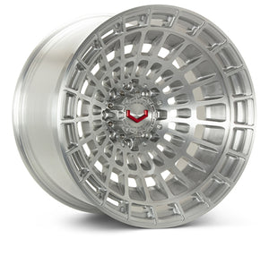 Vossen LCX-04 24x12 - 8x165.1 - ET44 - Ultra Deep - 125.1 - Brushed Gloss Clear Wheel