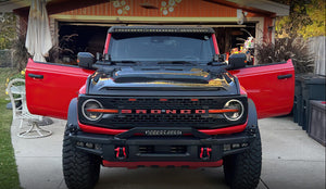 Oracle 2021+ Ford Bronco Integrated Windshield Roof LED Light Bar System