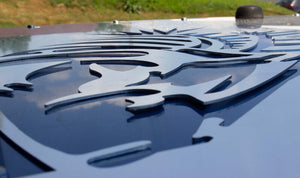 Fishbone Offroad 07-12 Jeep Wrangler JK Hood Louver - Black