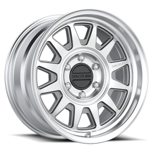 Raceline 952MC Aero 17x9in / 6x139.7 BP / -12mm Offset / 106.1mm Bore - Machined Wheel