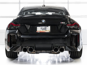 AWE Tuning 23-24 BMW G87 M2 SwitchPath Edition Exhaust - Chrome Silver Tips