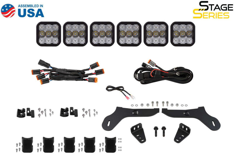 Diode Dynamics 17-20 Ford Raptor SS5 Grille Mount Bracket Kit
