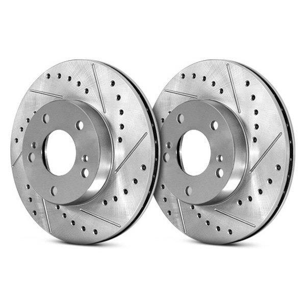 StopTech Select Sport Nissan Slotted and Drilled Right Rear Rotor