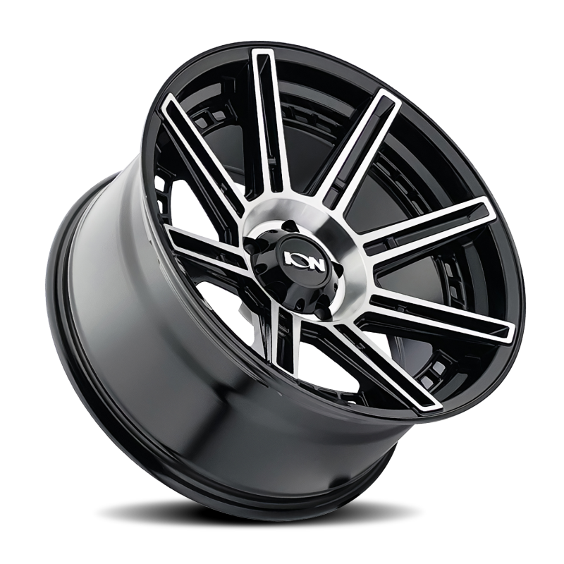 ION Type 149 20x10 / 8x165.1 BP / -24mm Offset / 125.2mm Hub Black/Machined Wheel