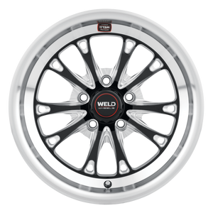 Weld Belmont Drag 15x10 / 5x115 / 6.37 BS / 78.1 HB - Gloss Black Milled - Non-BL Wheel