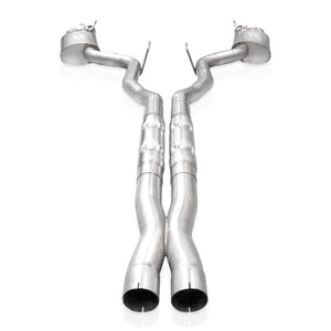 Stainless Works 2024 Mustang GT Catback Quad Tips Legend Sound H-Pipe Performance Connect Exhaust