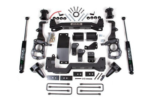 Zone Offroad 021 Ford F150 4in Front 2in Rear Suspension Lift System - Nitro Shocks