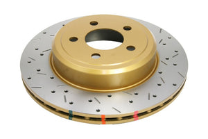 DBA 08-09 Charger / Magnum / Challenger w/o Brembo Brakes Rear Drilled & Slotted 4000 Series Rotor