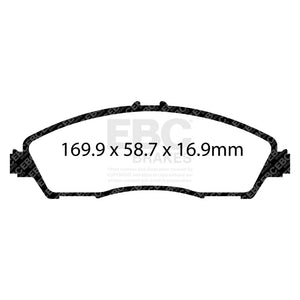 EBC 14+ Acura MDX 3.5 Yellowstuff Front Brake Pads
