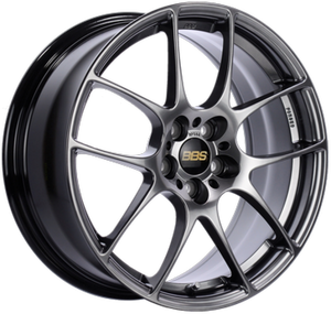 BBS RF - 17x7 / 4x100 / ET 38 (70mm PFS Required) - Diamond Black