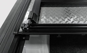 Access LOMAX Tri-Fold Cover 07-21 Toyota Tundra - 5ft 6in Bed (w/ Deck Rail) - Black Diamond