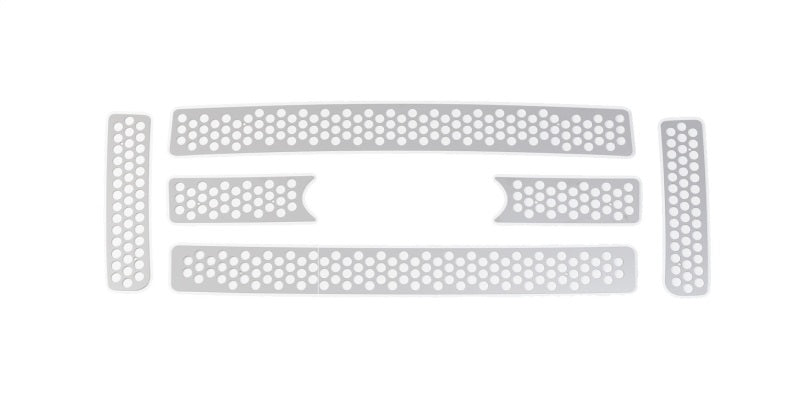 Putco 09-12 Ford F-150 (Lariat & King Ranch Only) 6pc Grille Punch Stainless Steel Grilles